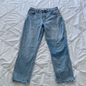 Abercrombie & Fitch Curve Love High Rise Mom Jeans